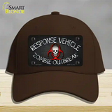 Response Vehicle Novelty License Plate Hat Cotton / Dark Brown