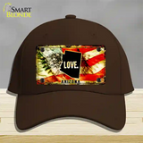 Arizona Love Novelty License Plate Hat Cotton / Dark Brown