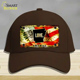 Arkansas Love Novelty License Plate Hat Cotton / Dark Brown