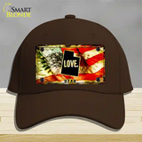 Utah Love Novelty License Plate Hat Cotton / Dark Brown