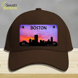 Boston Silhouette Novelty License Plate Hat Cotton / Dark Brown