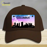 Columbus Silhouette Novelty License Plate Hat Cotton / Dark Brown