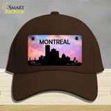 Montreal Silhouette Novelty License Plate Hat Cotton / Dark Brown