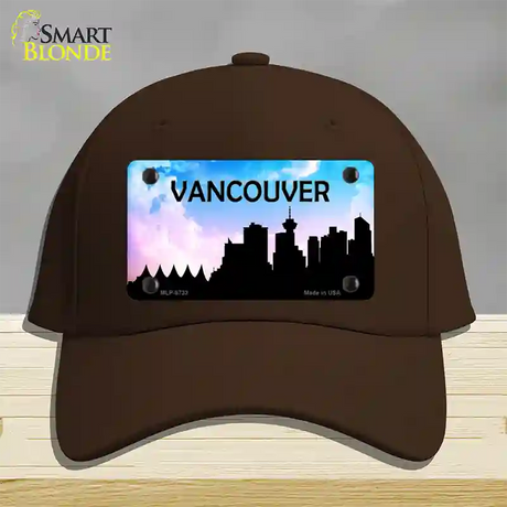 Vancouver Silhouette Novelty License Plate Hat Cotton / Dark Brown