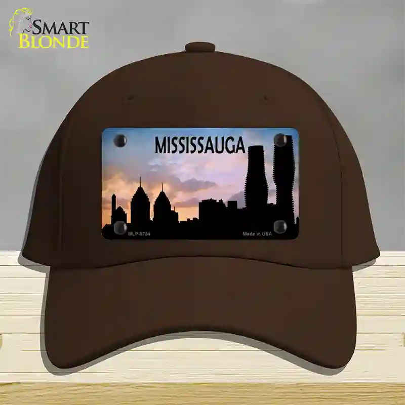 Mississauga Silhouette Novelty License Plate Hat Cotton / Dark Brown