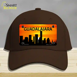 Guadalajara Silhouette Novelty License Plate Hat Cotton / Dark Brown