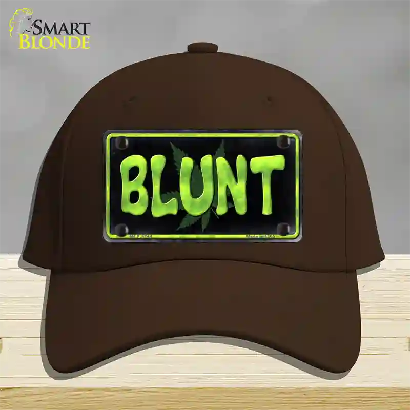 Blunt Novelty License Plate Hat Cotton / Dark Brown