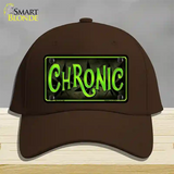 Chronic Novelty License Plate Hat Cotton / Dark Brown