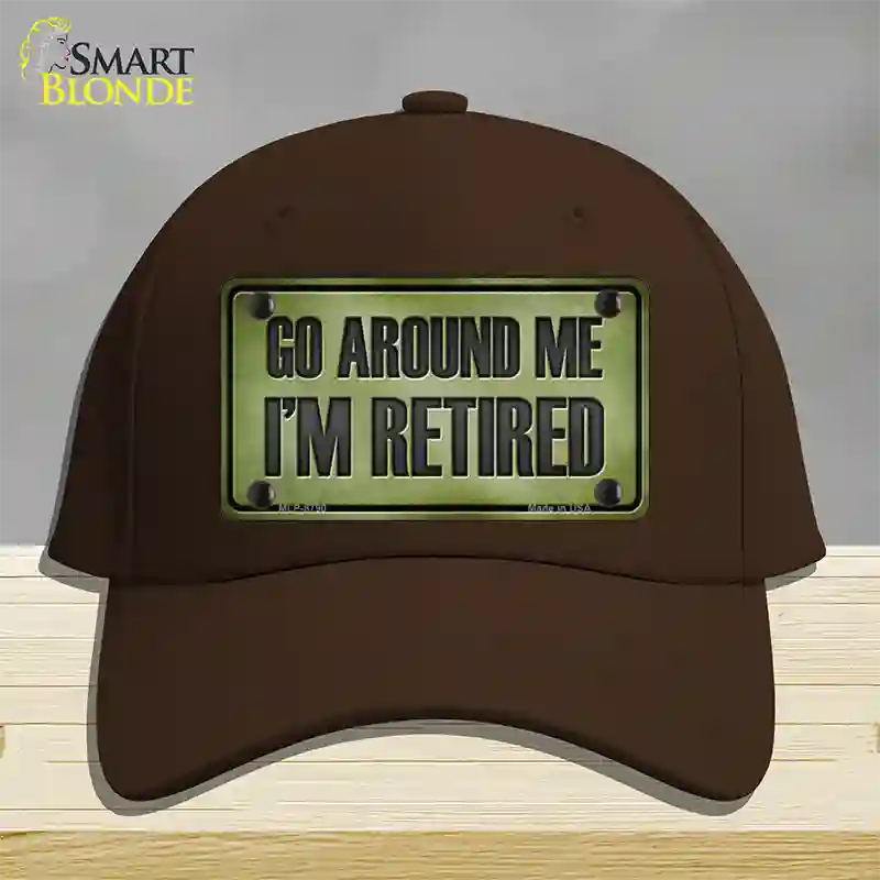 Go Around Me Novelty License Plate Hat Cotton / Dark Brown