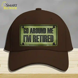 Go Around Me Novelty License Plate Hat Cotton / Dark Brown