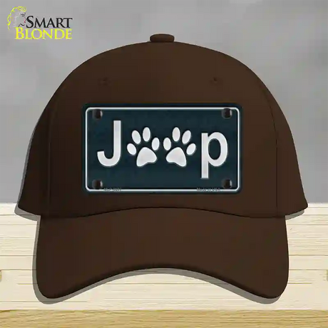 J**p Novelty License Plate Hat Cotton / Dark Brown