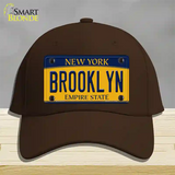 Brooklyn New York Novelty License Plate Hat Cotton / Dark Brown