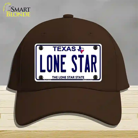 Lone Star Texas Novelty License Plate Hat Cotton / Dark Brown