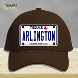 Arlington Texas Novelty License Plate Hat Cotton / Dark Brown