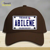 Abilene Texas Novelty License Plate Hat Cotton / Dark Brown