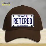 Retired Texas Novelty License Plate Hat Cotton / Dark Brown