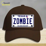 Zombie Texas Novelty License Plate Hat Cotton / Dark Brown