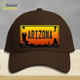 Boot Arizona Scenic Novelty License Plate Hat Cotton / Dark Brown