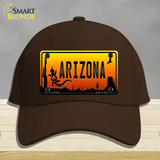 Lizard Arizona Scenic Novelty License Plate Hat Cotton / Dark Brown