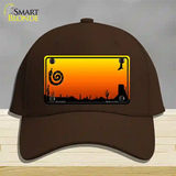 Snake Blank Scenic Novelty License Plate Hat Cotton / Dark Brown