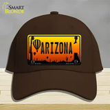 Balloon Arizona Scenic Novelty License Plate Hat Cotton / Dark Brown