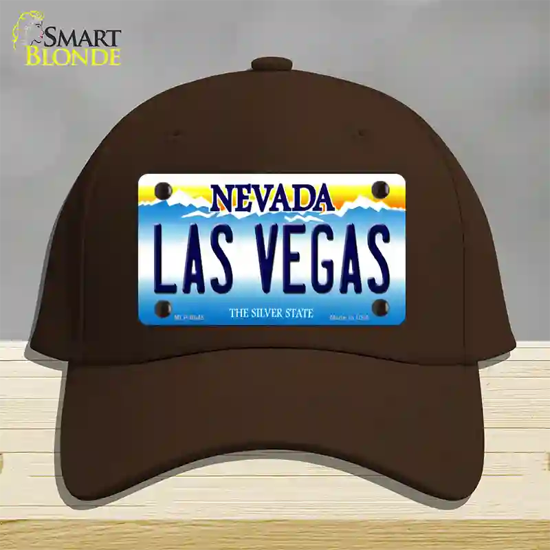 Las Vegas Nevada Novelty License Plate Hat Cotton / Dark Brown