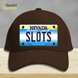 Slots Nevada Novelty License Plate Hat Cotton / Dark Brown