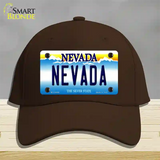 Nevada Nevada Novelty License Plate Hat Cotton / Dark Brown