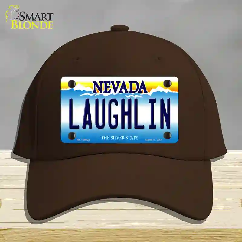 Laughlin Nevada Novelty License Plate Hat Cotton / Dark Brown