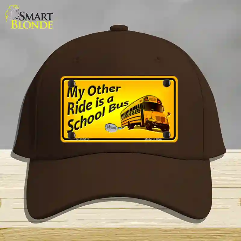 My Other Ride Novelty License Plate Hat Cotton / Dark Brown