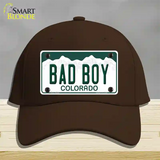 Bad Boy Colorado Novelty License Plate Hat Cotton / Dark Brown