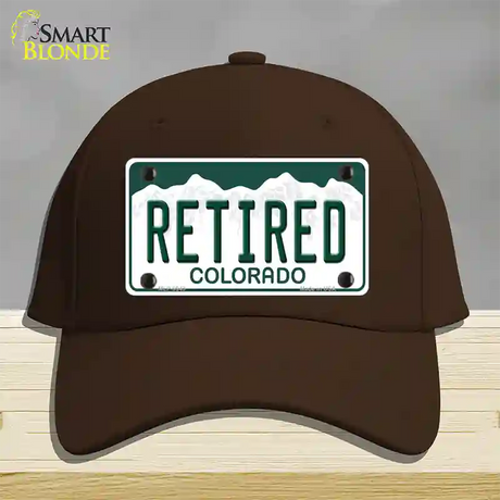 Retired Colorado Novelty License Plate Hat Cotton / Dark Brown