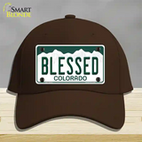 Blessed Colorado Novelty License Plate Hat Cotton / Dark Brown