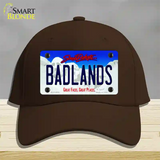 Badlands South Dakota Novelty License Plate Hat Cotton / Dark Brown