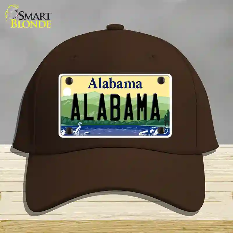 Alabama Hills Novelty License Plate Hat Cotton / Dark Brown