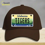 Tigers Alabama Novelty License Plate Hat Cotton / Dark Brown