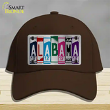 Alabama License Plate Art Novelty License Plate Hat Cotton / Dark Brown