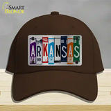 Arkansas License Plate Art Novelty License Plate Hat Cotton / Dark Brown