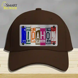 Idaho License Plate Art Novelty License Plate Hat Cotton / Dark Brown