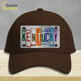 Kentucky License Plate Art Novelty License Plate Hat Cotton / Dark Brown