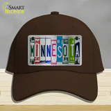 Minnesota License Plate Art Novelty License Plate Hat Cotton / Dark Brown