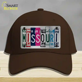 Missouri License Plate Art Novelty License Plate Hat Cotton / Dark Brown