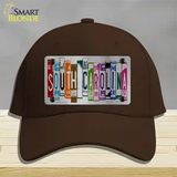 South Carolina License Plate Art Novelty License Plate Hat Cotton / Dark Brown