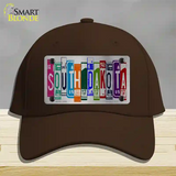 South Dakota License Plate Art Novelty License Plate Hat Cotton / Dark Brown