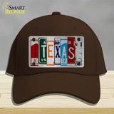 Texas License Plate Art Novelty License Plate Hat Cotton / Dark Brown