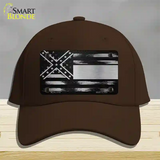 Mississippi Carbon Fiber Novelty License Plate Hat Cotton / Dark Brown