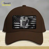 New Jersey Carbon Fiber Novelty License Plate Hat Cotton / Dark Brown