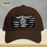 Oregon Carbon Fiber Novelty License Plate Hat Cotton / Dark Brown