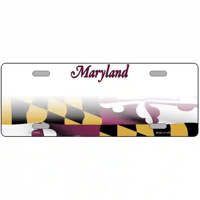 Maryland Blank Metal Novelty License Plate