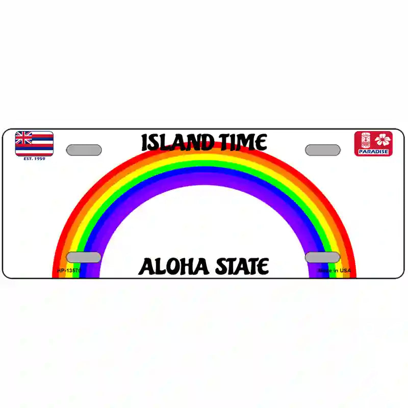 Hawaii Blank Novelty Metal License Plate Tag